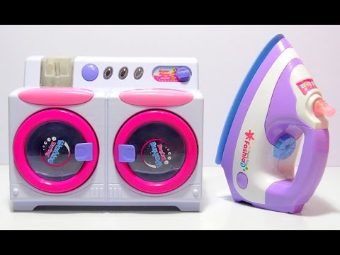 washer and dryer playset