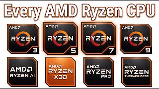 Every AMD Ryzen CPU Explained in 5 Minutes