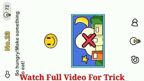 Brain Out Level 23 so Hungry, make something to eat