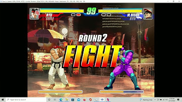 Capcom Fighting Jam PS2 Parsec PL1 Mr.Hadoken01 vs PL2 Parsec Player