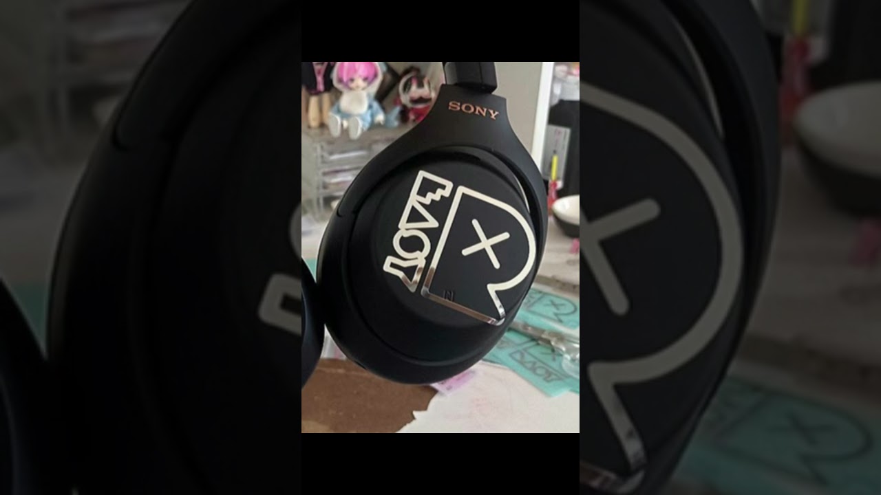 custom metal stickers for headphones