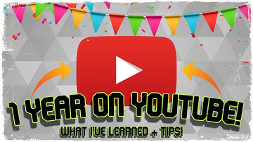 My First Full Year On YouTube! - The Things I