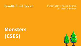 6. Competitive BFS: Multi-Source vs Single-Source Waves (CSES Monsters)