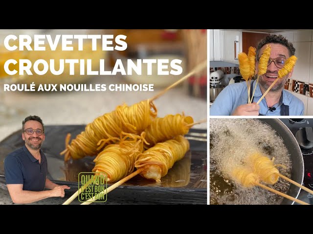 Nouilles croustillantes aux crevettes