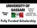  university of sassari  how to apply university of sassari italy  scholarship no ielts no fee