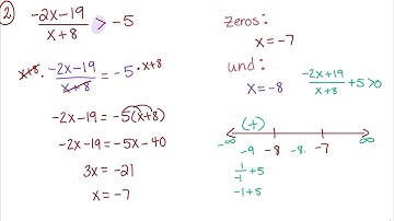 Unit 3 Day 4 Solving Rational Inequalities