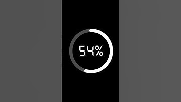9:16, Loading Video Effect With Percentage Counter, black screen