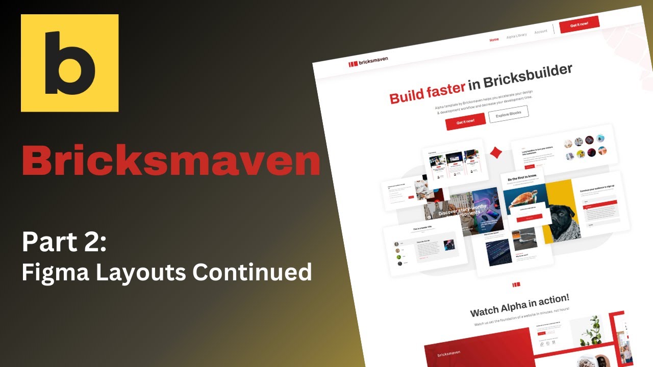 Bricksmaven: Part 2 - Continued Figma Workflow (Bricks Builder Website ...