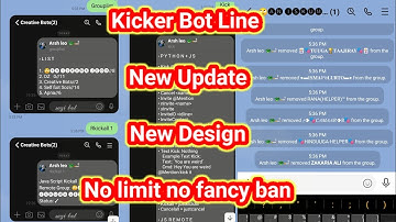 Kicker Bot Line New Update - Self bot kicker Remote