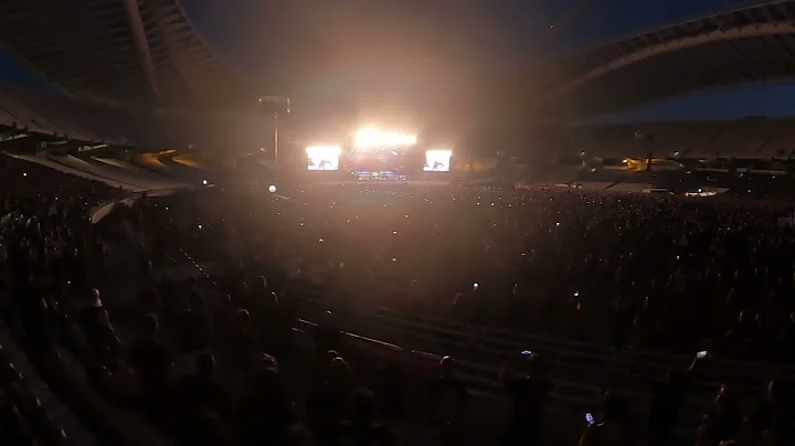 Iron Maiden Athens 16/07/22 : The Writing On The W...