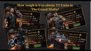The Grand Mafia How Difficult Is It To Unlock The Ultimate T5 Unit?