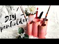 DIY penholder💫🖋 /  Reusing Cardboad / How to make a pen - brushes - pencil stand.