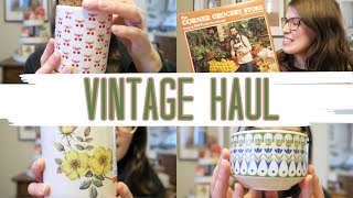 Vintage Thrift Haul | Thrifting for Resale and Home Decor