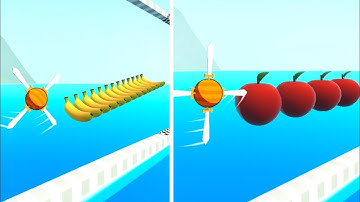 Swing Slice Game! Satisfying and Relaxing ASMR Slicing Video