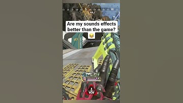 Are my sound effects better than the games? 😂 #apex #apexlegends #viral