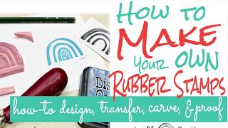 Make Your Own Carved Rubber Stamps