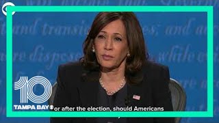 Sen. Kamala Harris on whether she'd take a coronavirus vaccine