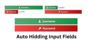 HTML/CSS - Hidden Form Input Tutorial