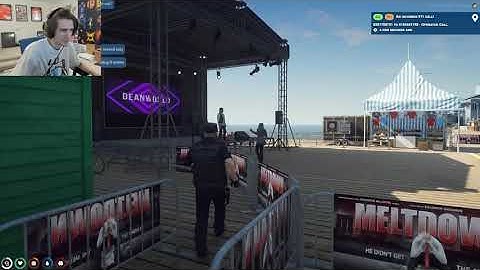 xQc (Pierre Paul) witnesses a concert with the smallest audience | GTA RP NoPixel 3.0