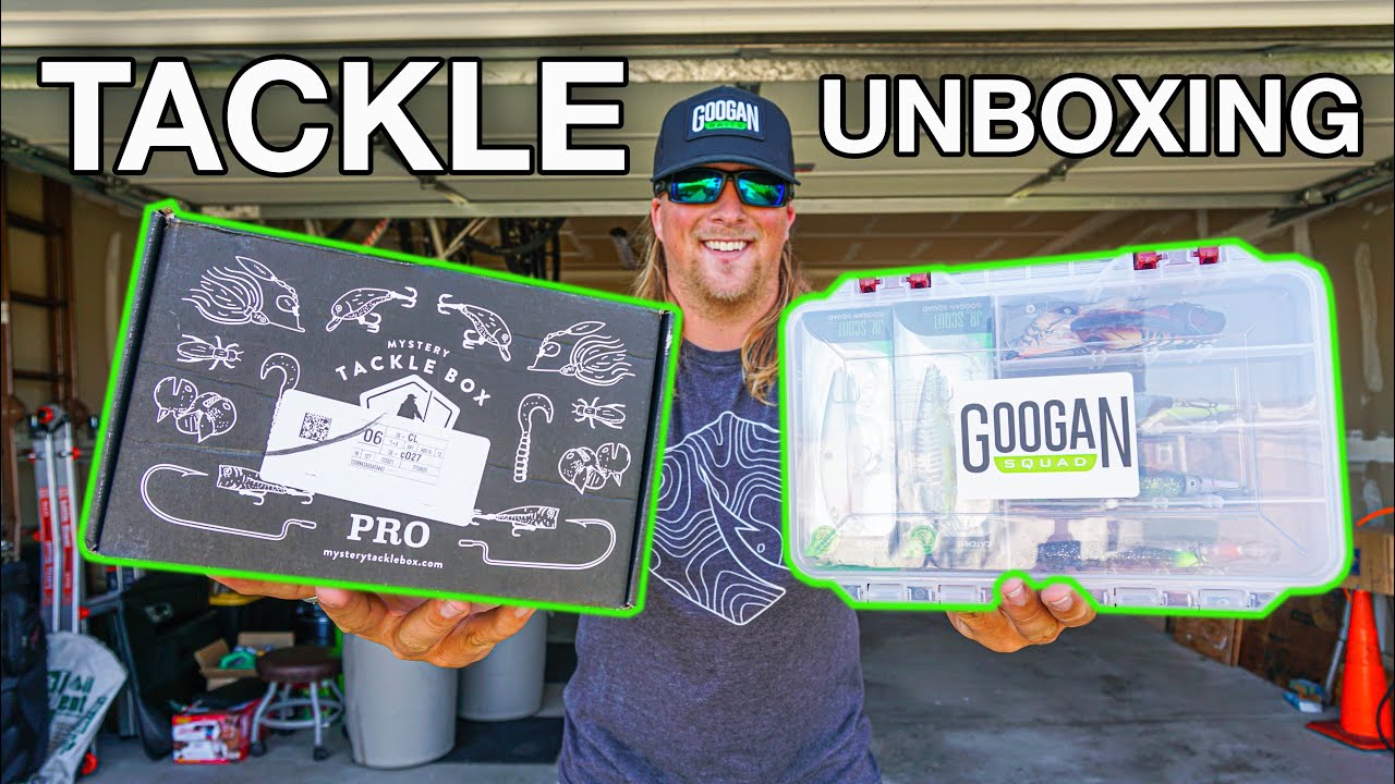 Fishing TACKLE Unboxing  Googan Squad Baits & Mystery Tackle Box