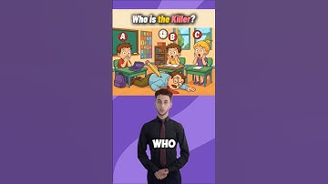 Wie is de moordenaar? #quiz #raadsels #logischepuzzels #hersenkrakers #ytshorts #trending