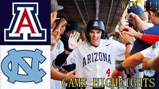 North Carolina vs Arizona | Jun 7, 2025 NCAA Baseball Championship Chapel Hill Super Regional Game 3