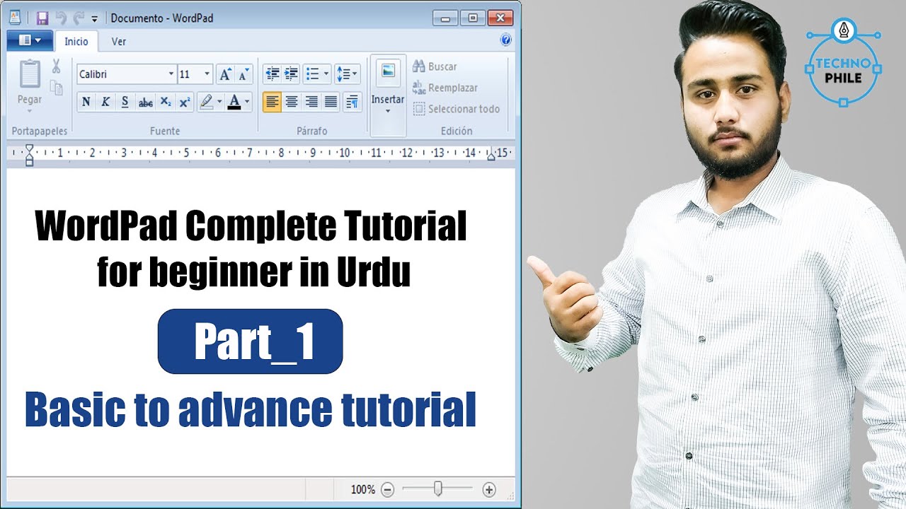 WordPad Complete Tutorial (Part_1) for beginner Free Training in Urdu