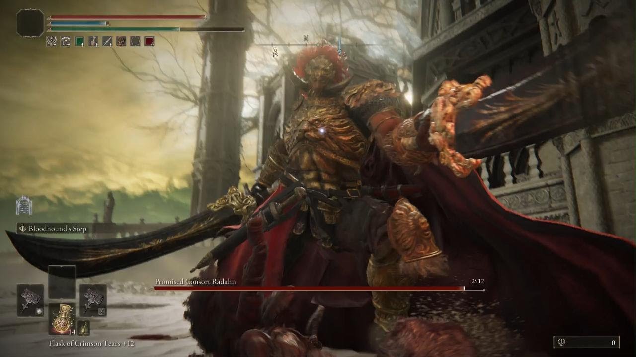 Promised Consort Radahn bites the curb like the fake yn he is