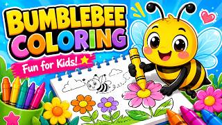Bumblebee Coloring Fun Magic Activity