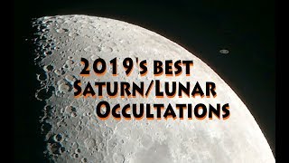 Best Saturn/Lunar Occultations in 2019 @SterremanWillie