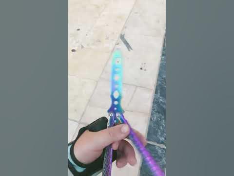 нож бабачка😁 - YouTube
