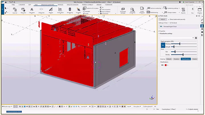 Using Point Clouds in Tekla