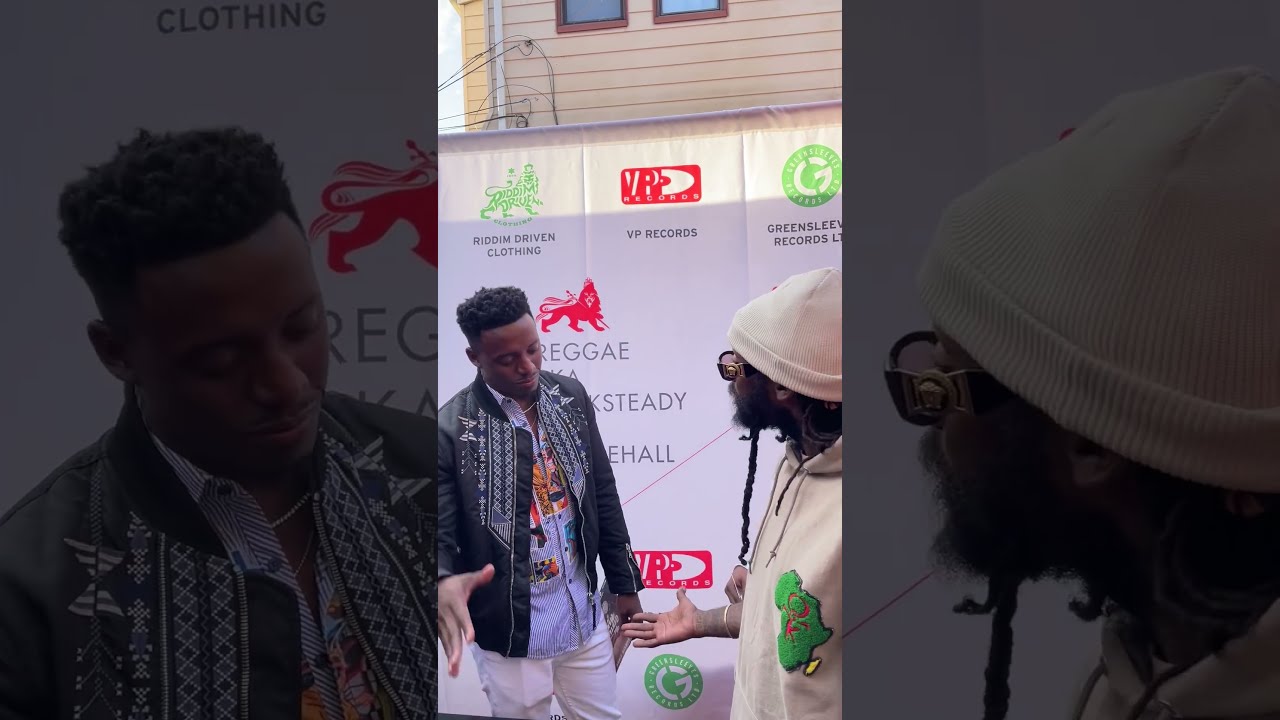 Tarrus Riley pulls up on Romain Virgo at his Meet  Greet in NYC  Shorts  TarrusRiley  RomainVirgo