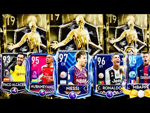 PROGRAM PLAYER PACKS OPENING FIFA MOBILE 19 ! TOTY masters , Ronaldo , Messi, I got TOTY master pack