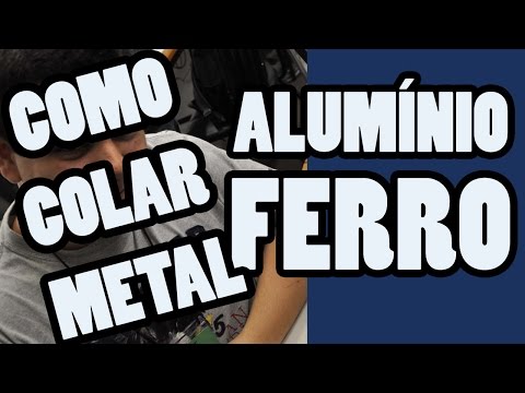 Vídeo: Como Colar Metal