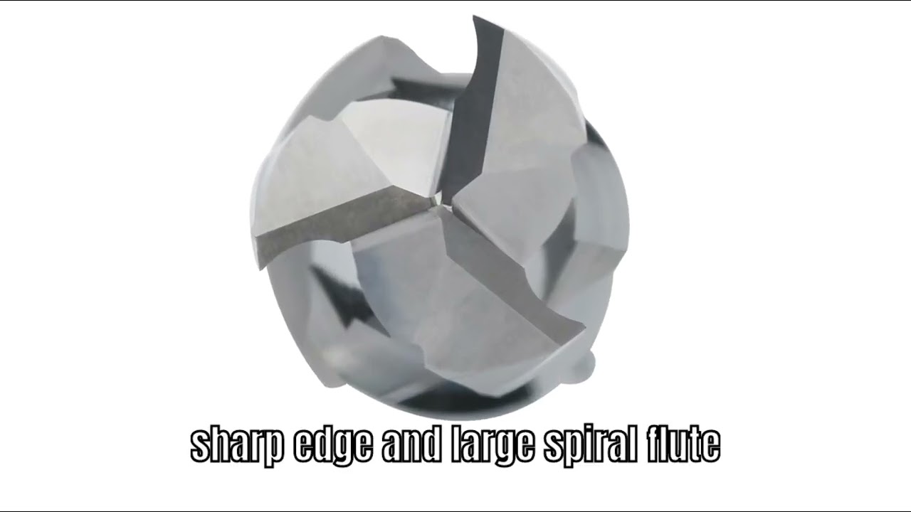 BFL Solid Carbide 3 flute up down cut end mill