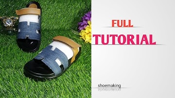 How to make this trendy Hermes slide #beginners #shoemaking #shoemakingtutorial