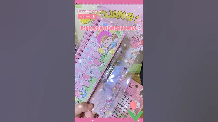 PINK STATIONERY HAUL | MR. DIY🌸 #pink #stationery #minihaul #mrdiy #notepad #journal #scrapbooking