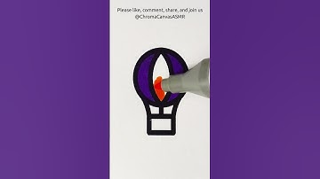 #asmr #drawing #art 🪂 305 #satisfying #relaxing #easy #meditation