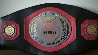 Пояс Абсолютного Чемпиона Латвии По Мма / Lnk-14 Совместно С Latvian Mma Association