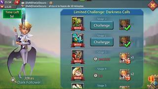 Lords Mobile - Limited Challenge Darkness Calls stage 02 Best F2p Heroes