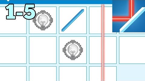 Laser Puzzle - Logic Game Level 1 2 3 4 5 3-Star Android Walkthrough