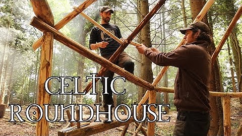 Building A Celtic Roundhouse with TA OUTDOORS—Using Basic Hand Tools (Ep.4) - Bushcraft Project