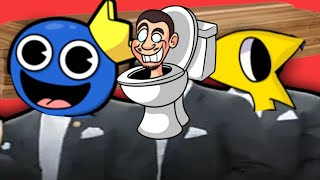 Skibidi Toilet VS Rainbow Friends - Coffin Dance song (COVER)