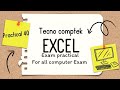PRACTICAL NO 40 FOR ALL COMPUTER EXAM EXCEL TABLE BASIC TO ADVANCE #newvideo #excel #microsoftoffice