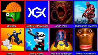 Death Worm,Nextbots in Playground Mod,Melonbox,Super Crime Iron Hero,Skibidi.io,Johnny Trigger screenshot 5