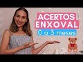 OS MAIS USADOS DO ENXOVAL DO BEBÊ (0 A 3 MESES)