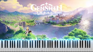 『Tender Strength』Genshin Impact OST | 原神 OST ピアノ