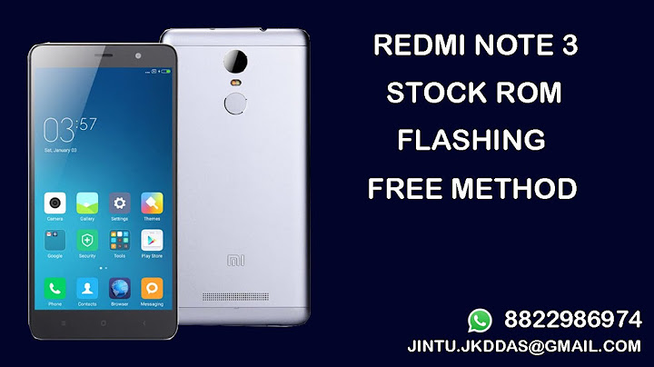 Hướng dẫn flash rom goc xiaomi note3 năm 2024