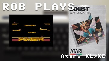"Joust" on Atari XL/XE - Rob Plays